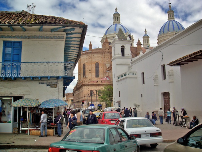 ECU Cuenca Busy Street